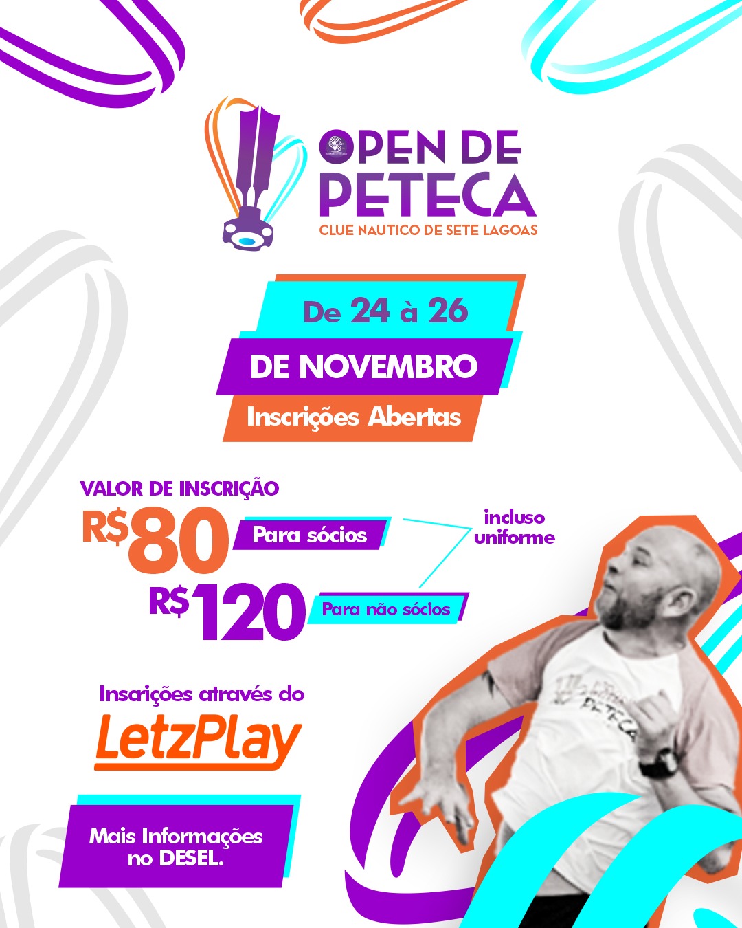 Clube Náutico de Sete Lagoas - Vem aí o torneio Interno de Peteca, faça já  a sua inscrição no Desel !!!