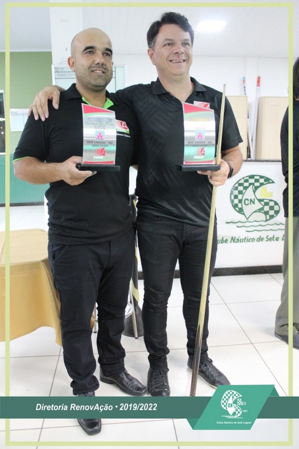 Taça Ouro - Vice Campeão: Felipe Gustavo - Campeão: Wellington Freitas