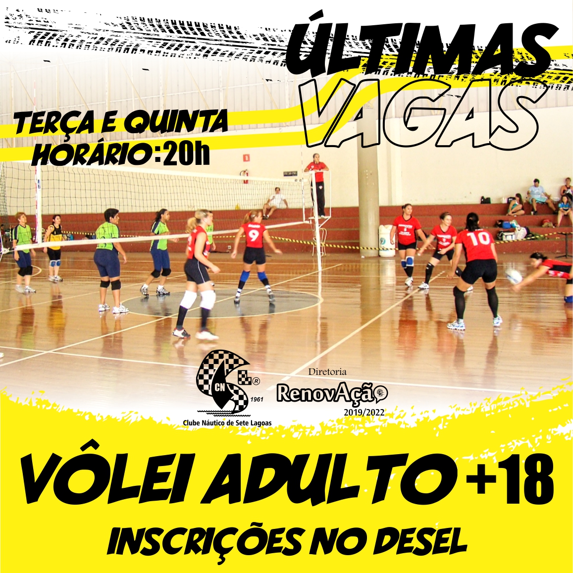 Clube Náutico de Sete Lagoas - Vem aí o torneio Interno de Peteca, faça já  a sua inscrição no Desel !!!