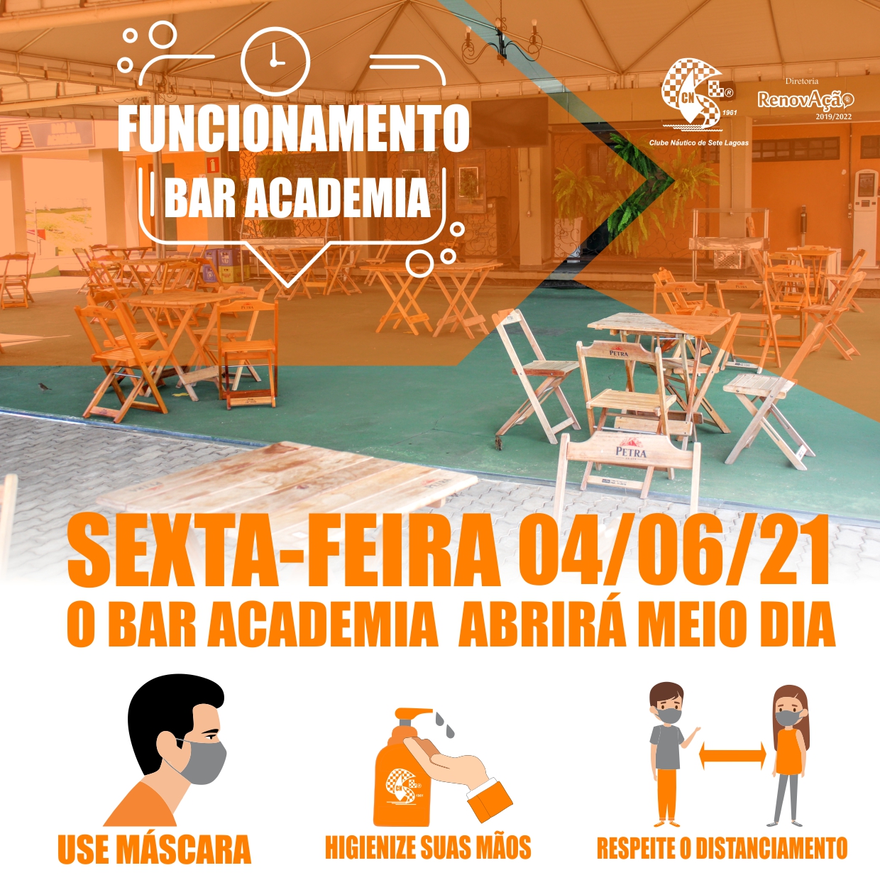 FUNCIONAMENTO BAR ACADEMIA