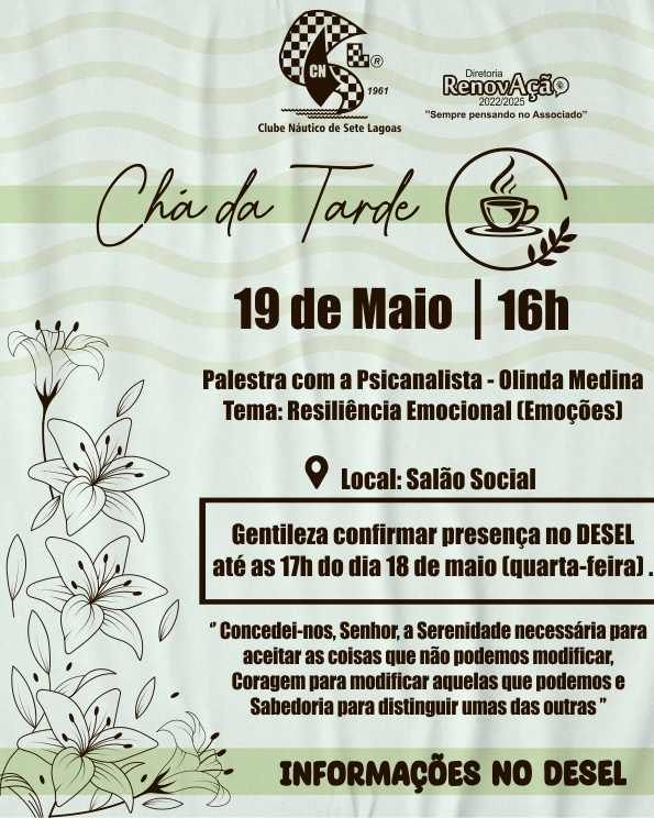 cha da tarde 2022 maio site