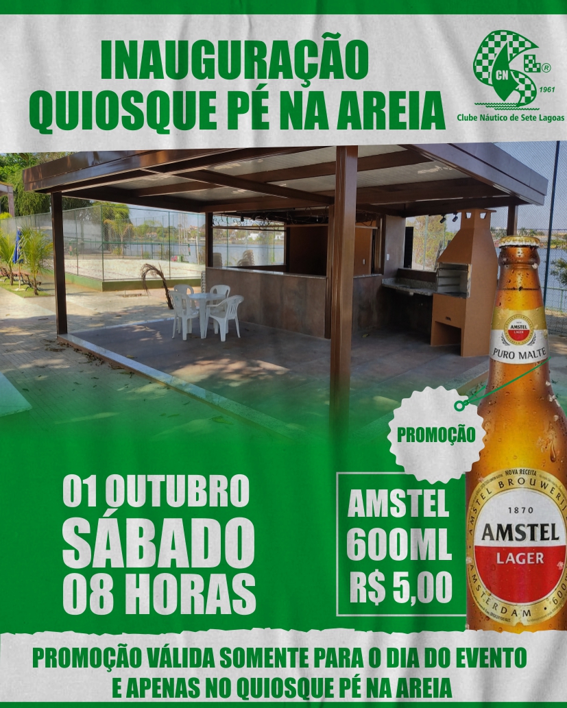 Inauguração pé na areia site
