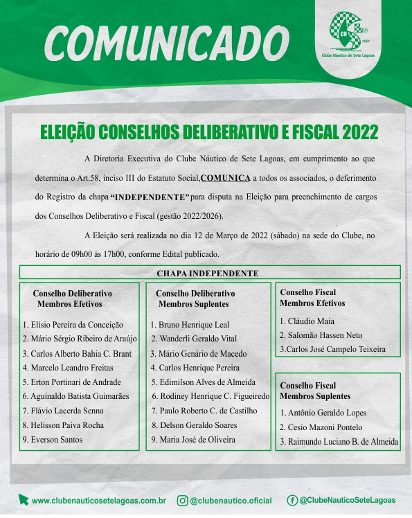 comunicado chapa independente site 2